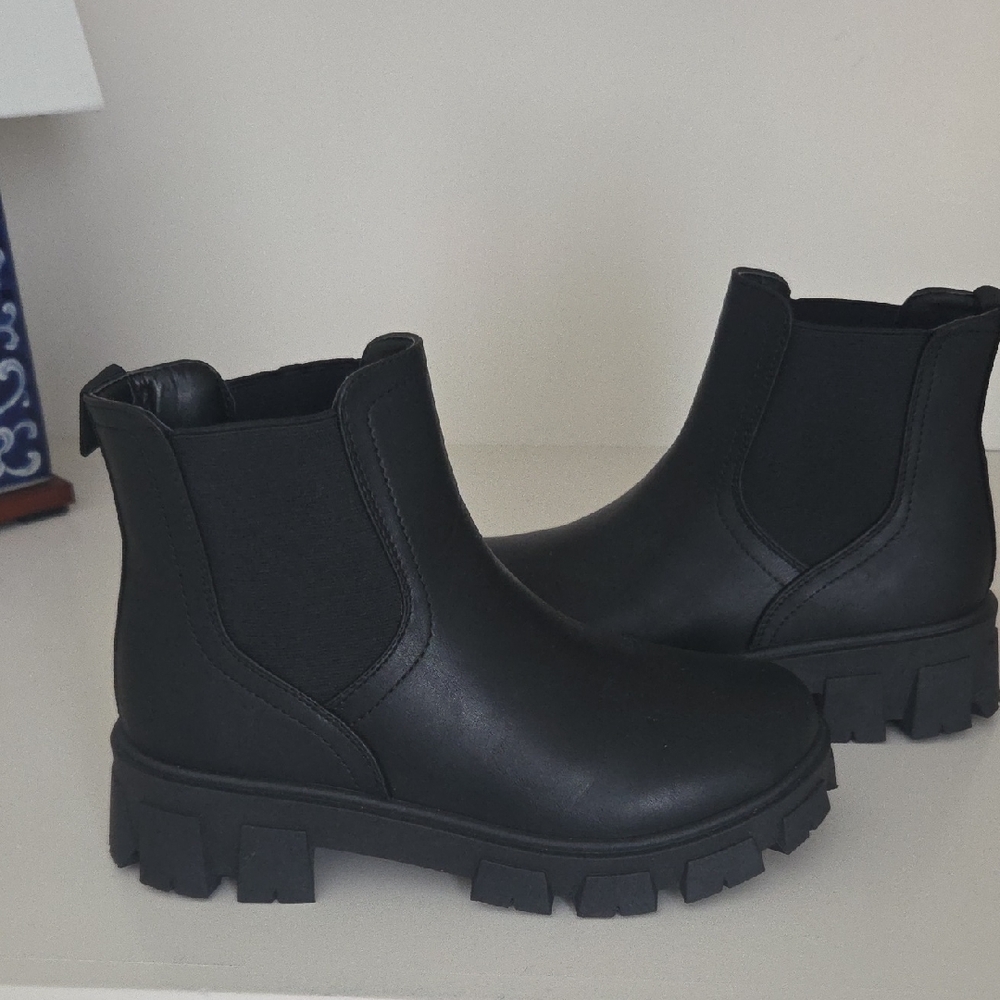 Sugar Black Ankle Boots